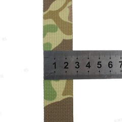 50M Digital Camouflage Webbing Non-elastic Edging Strips 2.0/2.5/3.8/5.0cm Width