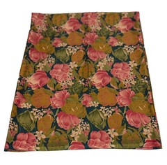 1.8 Yards of Beautiful Printed Indian Silk Fabric 44″ Width Non Transparent 7896