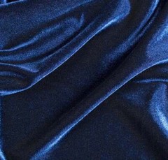 NAVY Stretch Velvet fabric 60” wide