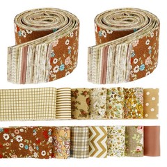 84 PCS Jelly Roll Fabric Strips Soft Cotton Quilting 2.48×19.69 Inch PreCut