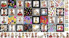 Loralie Medley Sew Curious Ladies Lady Sewing Theme Cotton Fabric 24″X44″ Panel