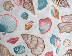 Cranston Print Works Co. Sea Shell Nautical Beach Coastal Fabric 45″ x 2 YDS