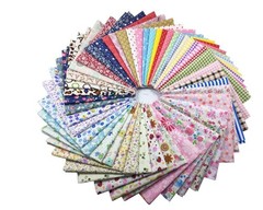 50 PCS 12×12 Inch Cotton Fabric Craft Square Precut Patchwork Sheets