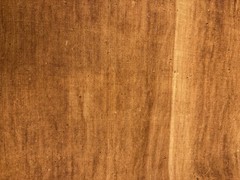 Hand Dyed Persimmon Fabric | Rustic Vintage Homespun Textile | Half Yard Cut