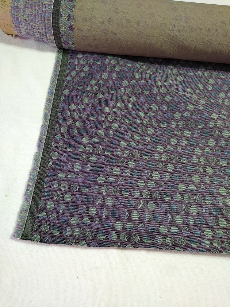 Ovallo Galaxy Purple/ Grey Upholstery Fabric By The Yard 36″ x 57″ new