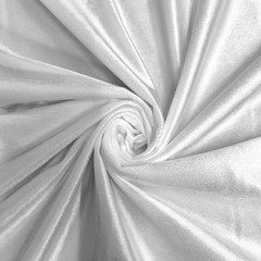 Contessa WHITE Plush Non-Stretch Velvet Fabric for Apparel, Costumes, Curtains,