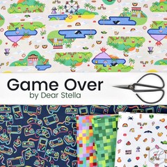 Game Over Half Yard Bundle by Hawthorne Supply Co