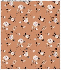 Challis Rayon Printed Aisha, Woven Fabric, Rayon, Dress Fabric