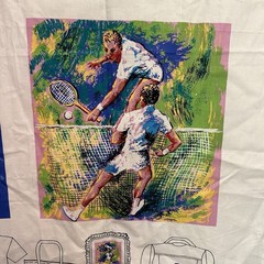 Sports Collection Fabric Panel Squares Basketball Soccer Cycling Baseball