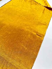 Warm Gold Silk Moire Fabric By 2 Meters, Watermark Patterned, Silk Moiré.