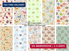 Craftido -25 Options- 100% Cotton Quilting Fabric Bundles 10pcs Fat Quarters 18″