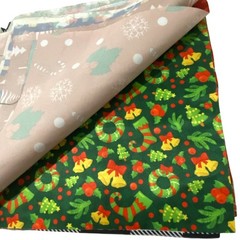 Christmas Holiday Fabric Squares Novelty Classic Prints 9.75″ Sewing Quilting