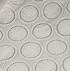 WHITE Cotton Embroidery Fabric 54” Width Sold By The Yard