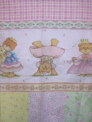 Baby Princess Border Print Fabric by Cathy Heck Springs CP10897 Cotton 44″ BTY