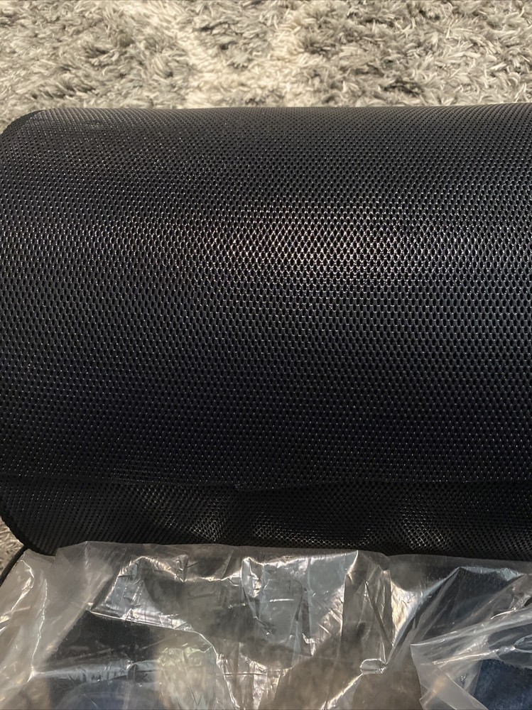 1 Yard Of Black Spacer Mesh Fabric (15 3/4″ Width) (SB)