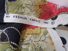 Hi Fashion Fabric INC VTG 1980’s Oleg Cassini Style Material 2 Yards
