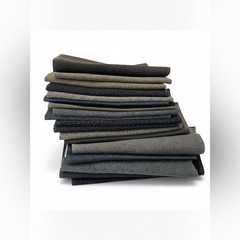 20 Assorted Designer Neutral Upholstery Fabric Swatches | Quilting Crafts