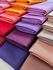 Solid Color Cotton Fabric Bundle – 50 Pre-Cut Squares (20×20 Cm / 8×8 Inch), 100
