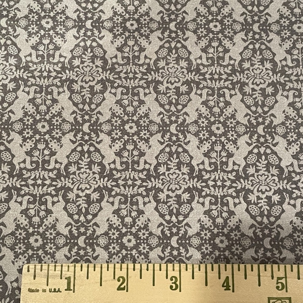 Unicorn Fabric By Camelot Fabrics Grey 51 In L X 44 In W