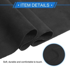 Car Headliner Replacement Fabric 20″ x 60″ Black Interior Trim DIY Roof Repair