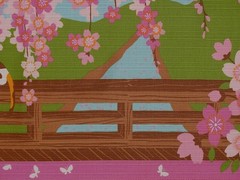 Pink Fabric Furoshiki 50cm x 50cm 100 Cotton Japanese Gift Wrapping Cloth