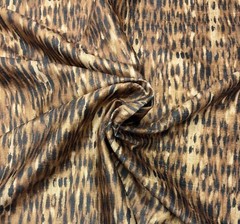 P KAUFMANN TONGA GINGER BRASS ANIMAL SKIN CHENILLE SOFT FABRIC BY YARD 54″W