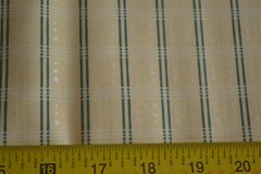 By 1/2 Yd, Lt-Yellow & Green Striped Quilt Fabric/RJR/Bowood/Pandolph/0075,M9004