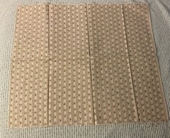 Four Different Calico Prints Beige Red Blue Tan Total 2 Yards + 17”
