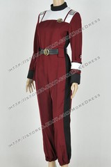 Trainees Costume for Star Trek The Wrath Of Khan Cosplay Jumpsuit Red Uniform