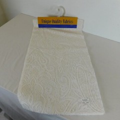 White Lace Fabric Samples 9 Pieces Unique Quality Fabrics Inc Polyester 24.75×14