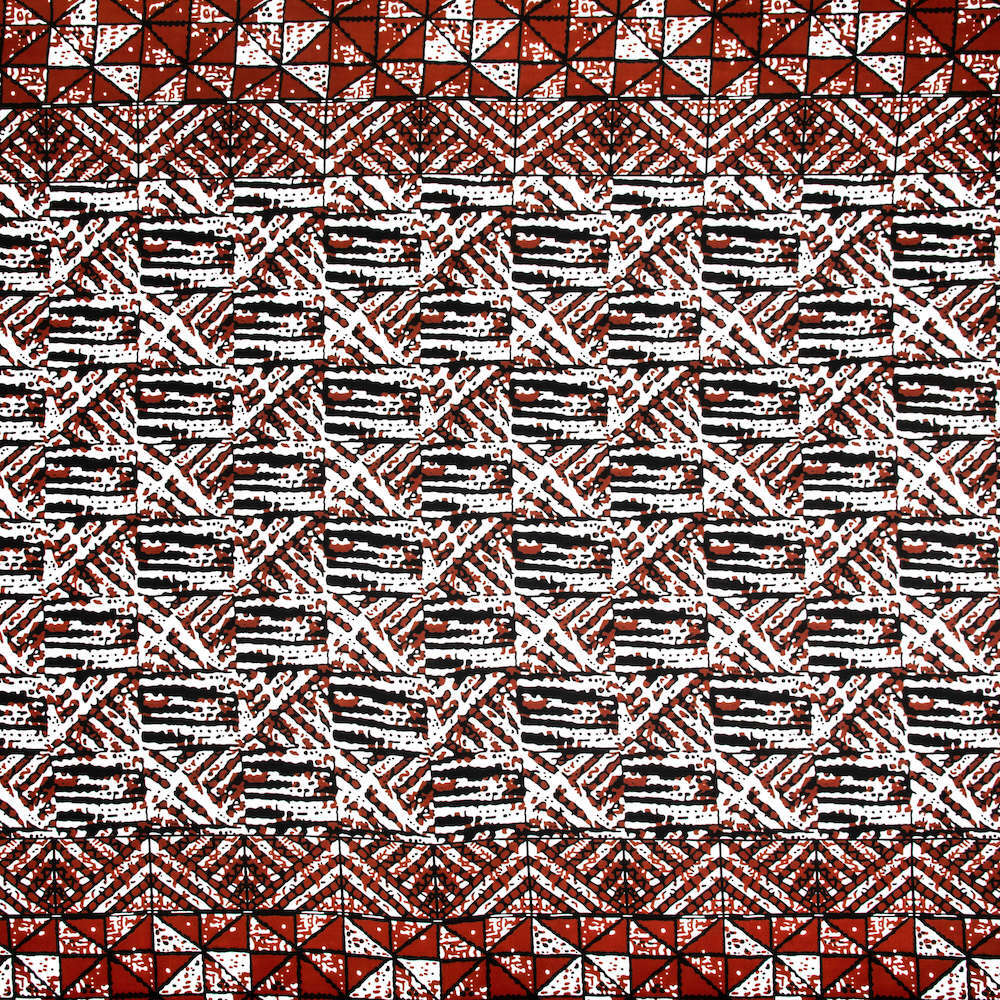 African Print Fabric Earth Tone 100% Natural Cotton 44/45″ Wide 998085-1