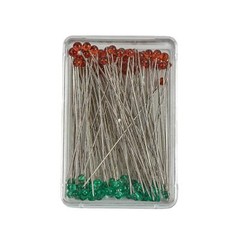 Silver Sharp Quilting Pins 100 Pack Fine Tip 48mm Perfect for Fabric Projects