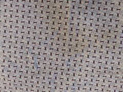 GRAY BLACK RED COTTON GEOMETRIC PATTERNED FABRIC 42″ WIDE AND 2 YARDS LONG