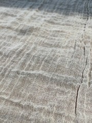 Cotton Gauze Organic Crinkle Cheesecloth Fabric By 2 Yards Undyed / 70 inches