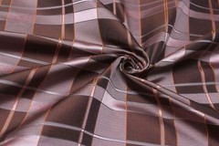 100%silk Dusty Rose Plaid Silk Fabric By the Half Yard Width 27″ F281