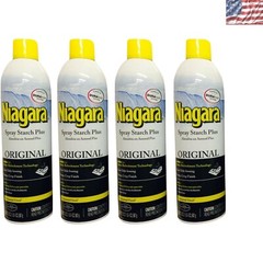 Easy-to-Use Original Finish Spray Starch 20 Oz (4-Pack) for Crisp Garment Care