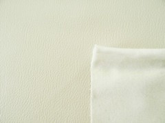 SOFT PEBBLED FAUX LEATHER VINYL CREAM UPHOLSTERY FABRIC $12.99/YD BY THE YARD