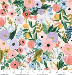 RIFLE PAPER Garden Party in Ivory New Color Rifle Paper Orchard Collection Fabri
