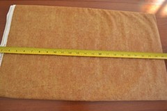 By 1/2 Yd, Gold & Brown Weave-Print Quilt Cotton, P&B Studio/”Fiber Weave”,M8128