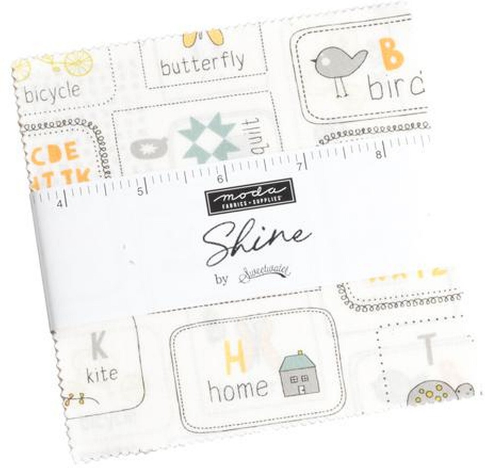 Shine Moda Charm Pack 42 100% Cotton 5″ Precut Fabric Squares