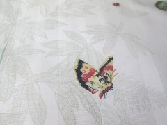 Mill Creek Fabric 3 Yards Floral Botanical Bees Butterflies Garden Print 108×55