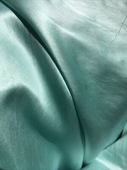 60% Silk 40%Cotton Fabric76”x62” Home Deco pillowcase bedding blue