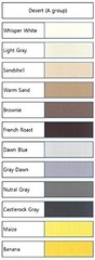 COTTONVILL 20COUNT Cotton Solid Quilting Fabric Quarter 12pcs 99-Desert
