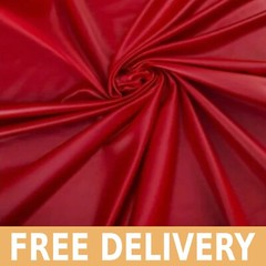 Red Faux Leather Fabric – 56″ Wide, style#334-6ZA – Free Shipping!