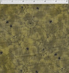 Red Rooster “In the Wev” Green Spiders Fabric Cotton 1 – 2/3 Yard