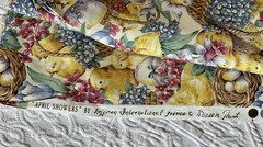 LOT of 2 PRINTS Hoffman International Fabrics APRIL SHOWERS+FUNDAMENTALS 2yds