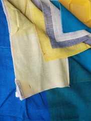 Vintage Anton Maix Inc. Streifen 100% Wool Fabric 48″ (3C26-5) Germany
