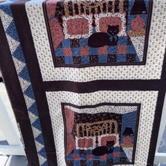 🌹Cat Pattern Fabric For Quilting. 7 Yards
