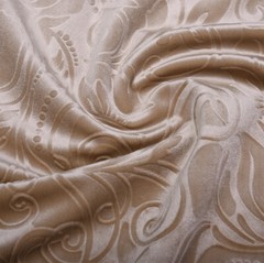 Embossed Velvet Cloth Upholstery Fabric Sofa Furniture Bedding Decor Soft Floral