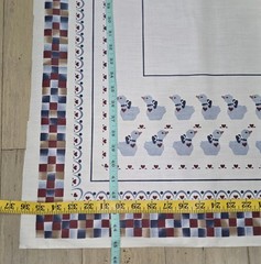 Daisy Kingdom Bear Pulling Geese In Wagon NURSERY Baby PANEL W/ Quilt Guide